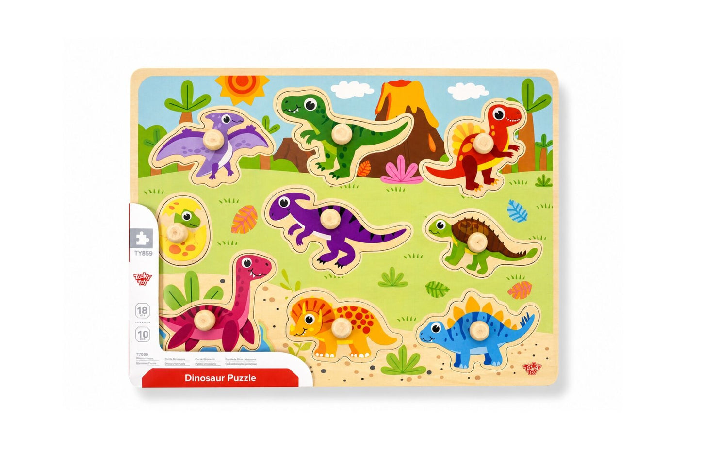 DINOSAUR PEG PUZZLE