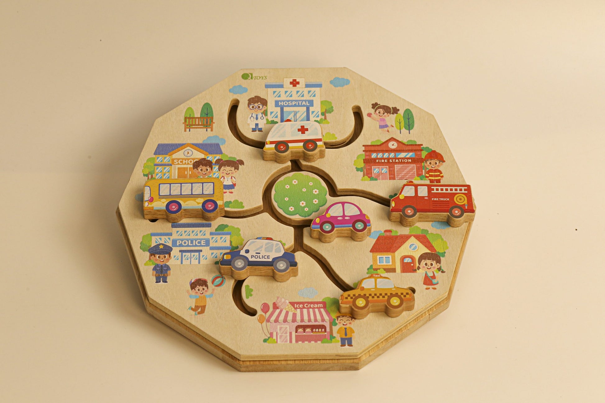 Wooden Community Tracking Maze