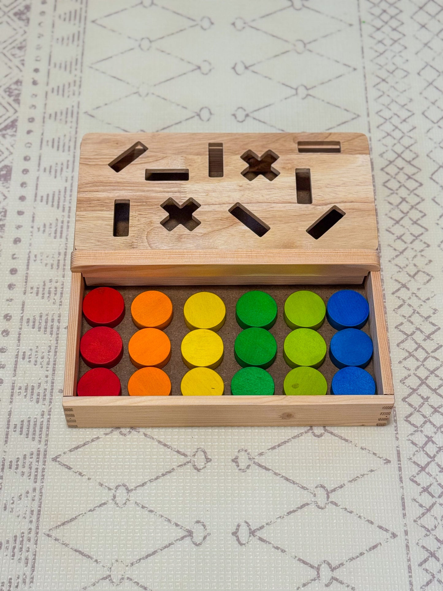Montessori Sand Tray + Coin Tray Insert