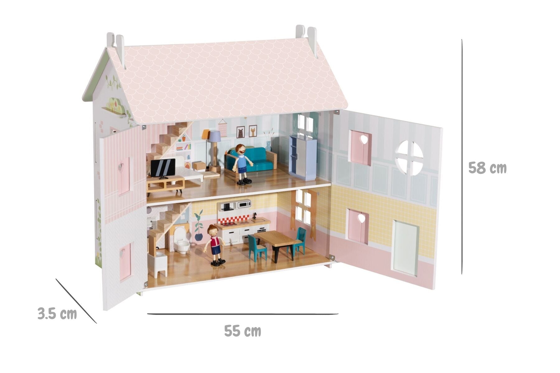 WOODEN DOLL HOUSE