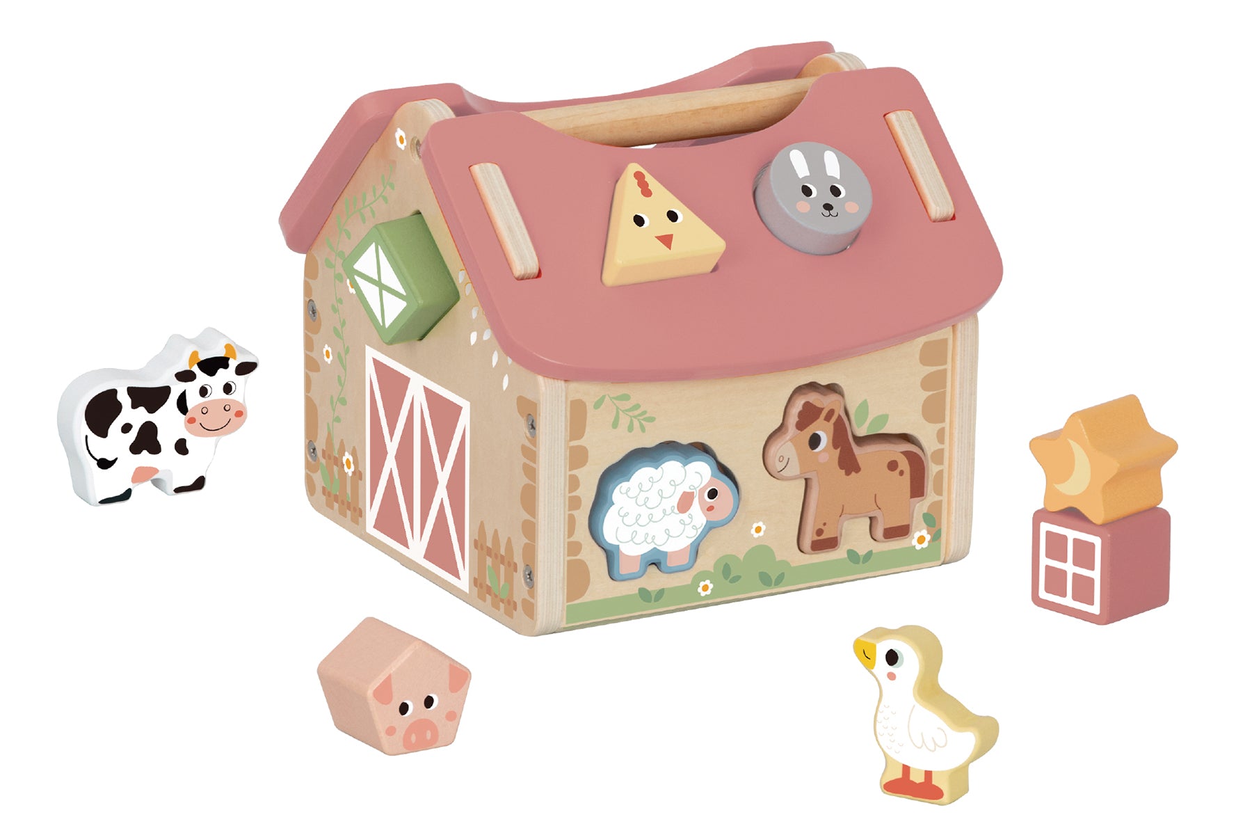 MY FOREST FRIENDS FARMHOUSE SHAPE SORTER