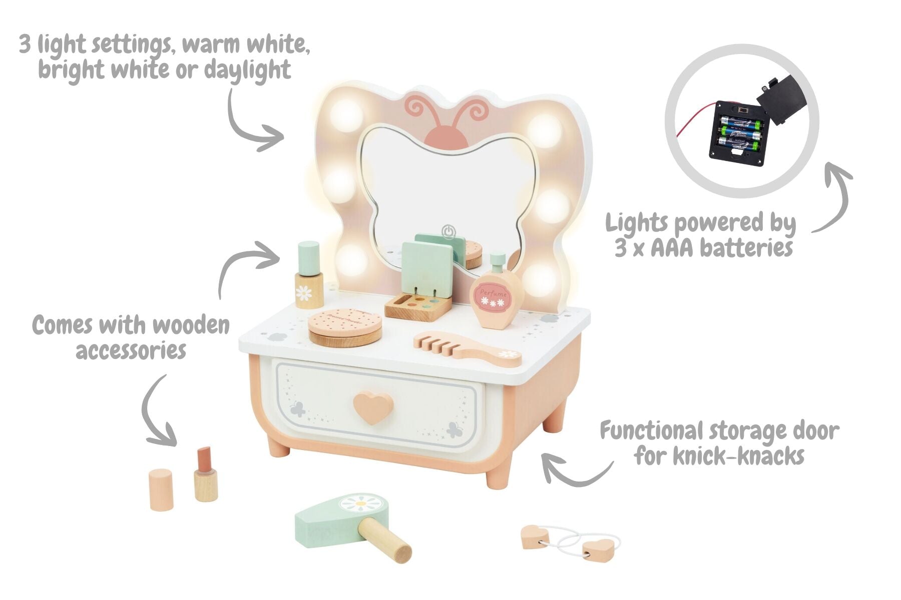 DRESSING TABLE - BUTTERFLY