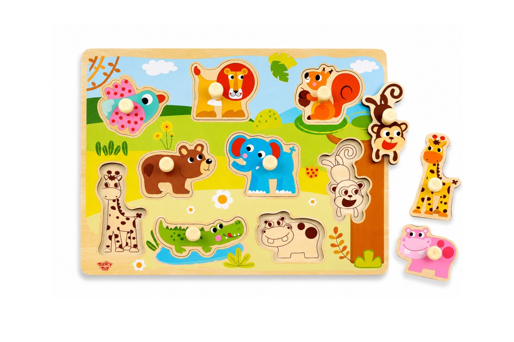ANIMAL PEG PUZZLE