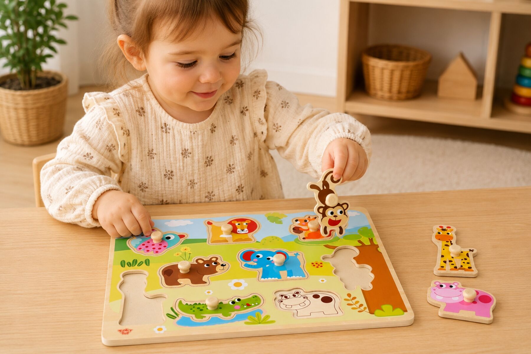 ANIMAL PEG PUZZLE