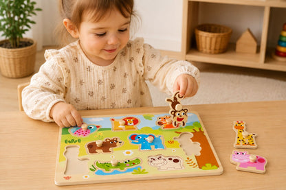 ANIMAL PEG PUZZLE