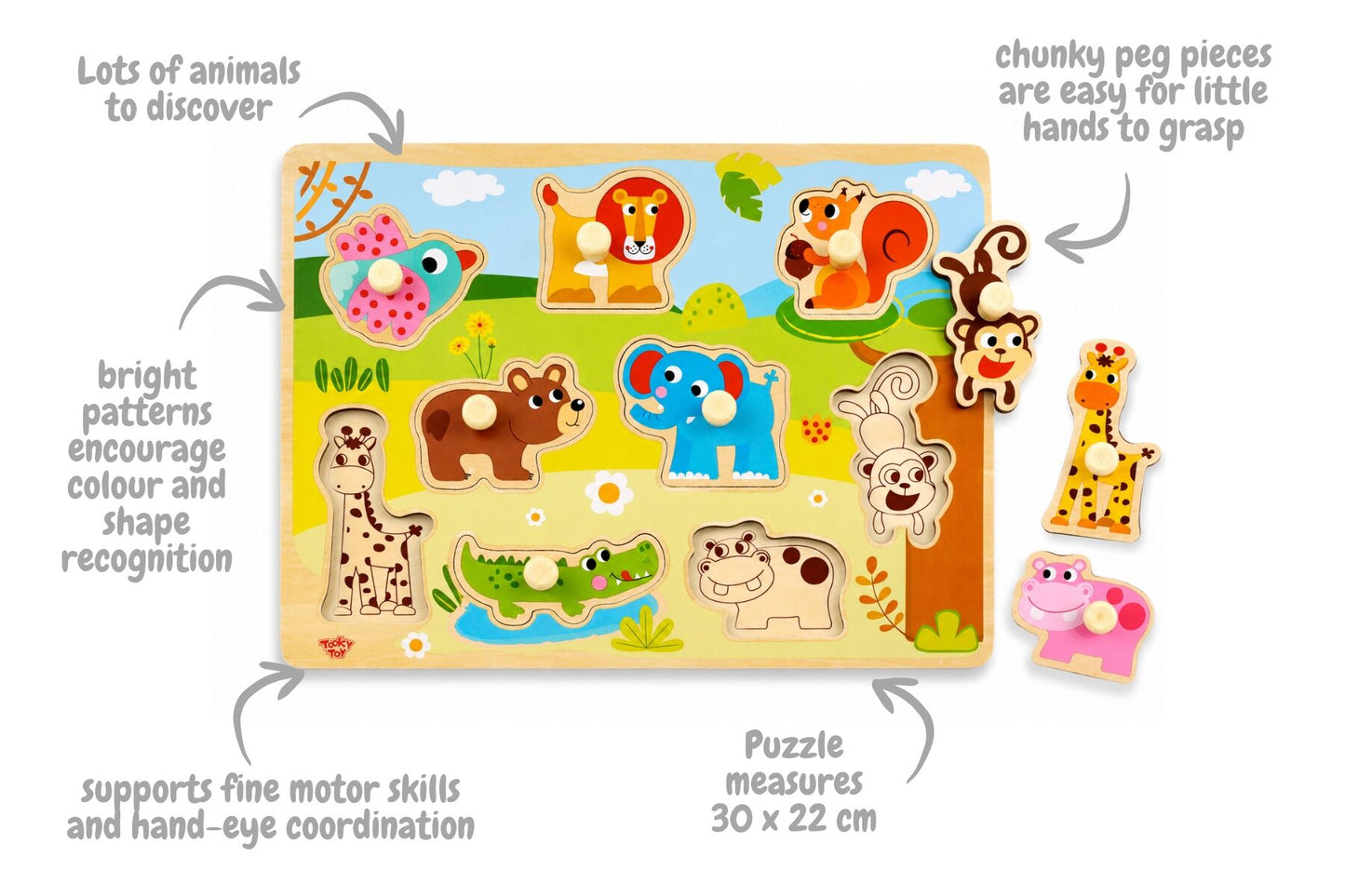 ANIMAL PEG PUZZLE
