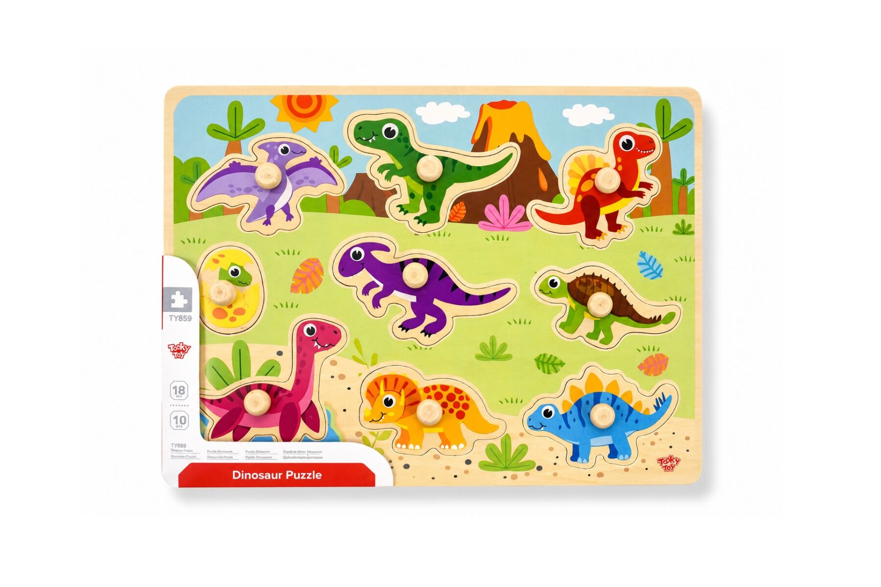 DINOSAUR PEG PUZZLE