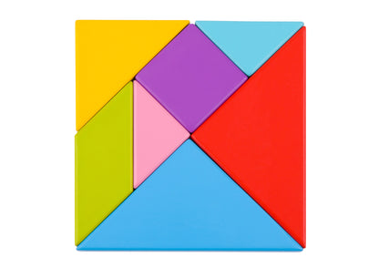 TANGRAM PLAY WOODEN BRAINTEASER PUZZLE
